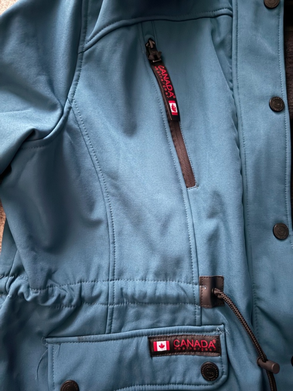 Canada Weathergear Women's Teal Ski Jacket - Picture 8 of 13
